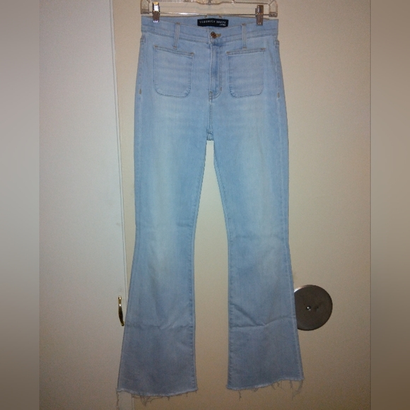 Veronica beard Florence Flare jeans scissor hymn - Picture 1 of 7